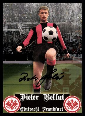 Dieter Bellut Autogrammkarte Eintracht Frankfurt Original Signiert + A 112508