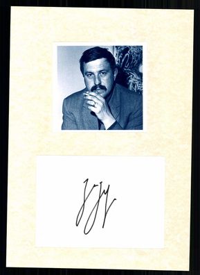 Günter Grass 1927-2015 Deutscher Schriftsteller Original Sign ## BC G 40822