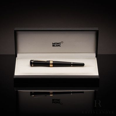 Montblanc Bonheur Nuit Black Resin Gold Edelharz Rollerball Fineliner ID 117474