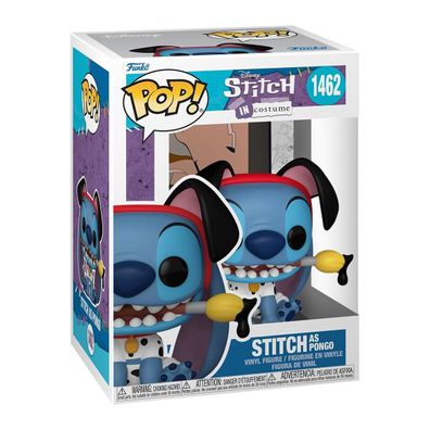 Funko Pop! - Stich in Costume #1462 - Stitch als Pongo Sammelfigur Disney Figur