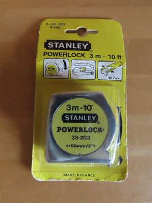 Bandmaß Metall 2m lang 1,27 cm breit Powerlock Stanley(Original Verpackt)