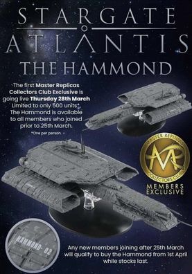 Eaglemoss Hero Collector Stargate The Hammond Limited Edition OVP