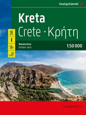 Kreta, Wanderatlas 1:50.000, freytag & berndt, freytag & berndt