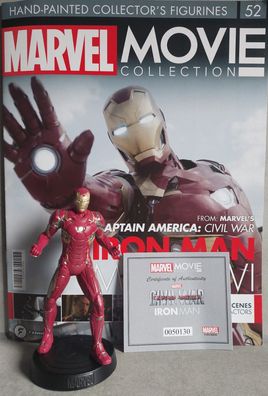 MARVEL MOVIE Collection #52 IRON MAN MARK XLVI Figurine Eaglemoss englisches Magazin