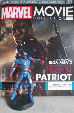 MARVEL MOVIE Collection #53 Iron Patriot (Iron Man 3) Eaglemoss englisches Magazin OV