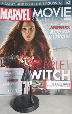 MARVEL MOVIE Collection #62 Scarlet Witch Figurine (Avengers: Age of Ultron) Eaglemos