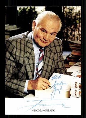 Heinz G. Konsalik 1921-1999 Deutscher Schriftsteller Original Sign. # BC 213642