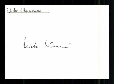 Dieter Schwarzenau 1937-2010 Moderator des ZDF Kulturmagazins aspekte #BC 213669