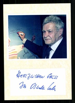 Oswald Kolle 1928-2010 Deutscher Schriftsteller Original Signiert # BC G 40865