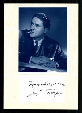 Henri Troyat 1911-2007 Schriftsteller Französisch Original Signiert # BC G 40872