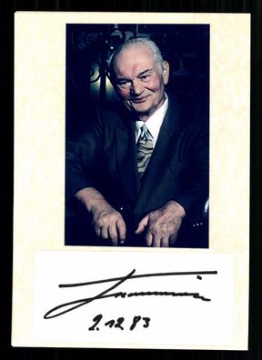 Heinz G. Konsalik 1921-1999 Deutscher Schriftsteller Original Sign # BC G 40893