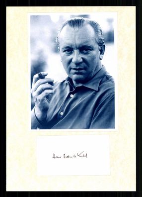 Hans Hellmut Kirst 1914-1989 Deutscher Schriftsteller Signiert # BC G 40901