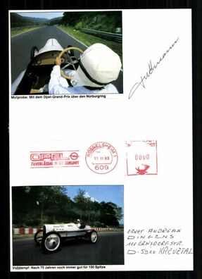 7 Autogramme Adam Opel AG 80er Jahre Original Signiert # BC G 40858