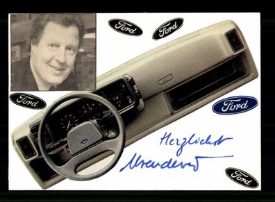 Daniel Goeudevert Vorstandsvorsitzender Ford AG 1981-1989 Signiert # BC 213629