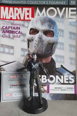 MARVEL MOVIE Collection #59 Crossbones Figurine (Captain America) Eaglemoss englische