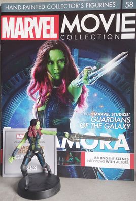 MARVEL MOVIE Collection #58 Gamora Figurine Guardians OF GALAXY Eaglemoss englisches