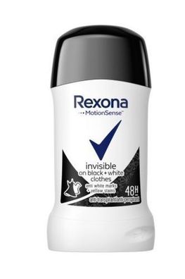 Rexona, Unsichtbarer Black + White Stick Antitranspirant