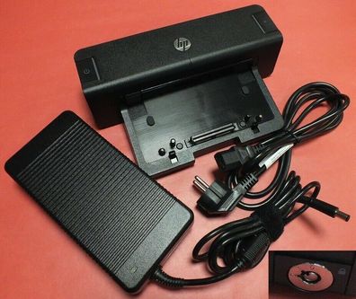 HP DockingStation A7E33AV oder A7E32A USB 3.0 für EliteBook 8770W + 230W Netzt.