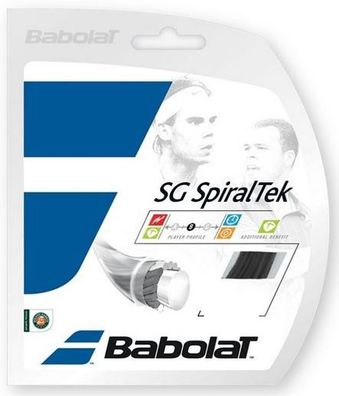 Babolat SpiralTek 1,25 mm 12 m schwarz Saitenset