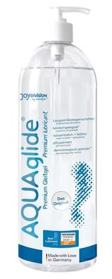 AQUAglide Joydivision Eropharm - Veganes Gleitgel auf Wasserbasis - 1000 ml