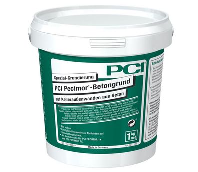 PCI Pecimor Betongrund 1 kg Spezial-Grundierung Beton Bitumen-Abdichtung Sika