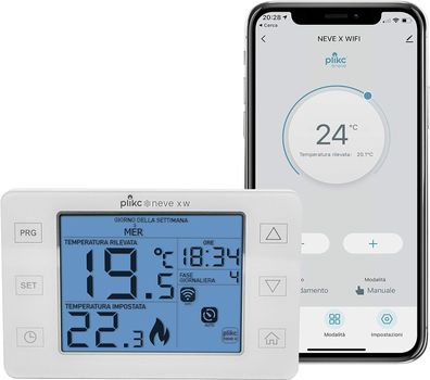 Digitaler WLAN-Dualband-Chronothermostat, kompatibel mit Alexa