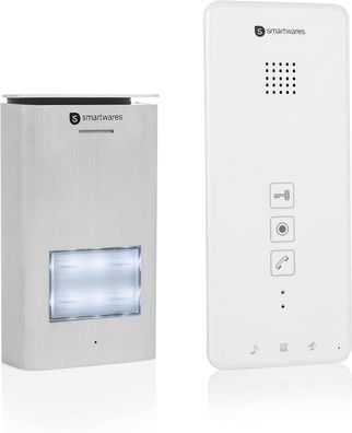 Gegensprechanlage Smartwares DIC-21112 für 1 Wohnhaus mit Türöffnungsfunktion