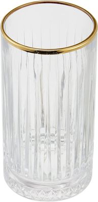 Pasabahce Elysia Longdrink Glas im Retro-Design und Kristall-Look 280ml 4-Stück ...