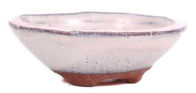 Bonsai - Schale rund 6.5 Ø x 3.5 cm creme 15035