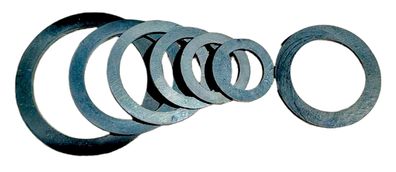 Gummi-Flanschdichtung Flachdichtung Größen Heizelement Dichtung