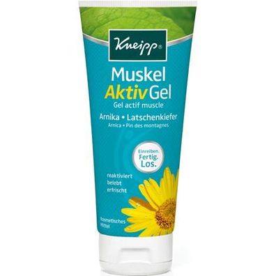 62,50EUR/1l Kneipp Muskel Aktiv Gel 200ml in der Tube