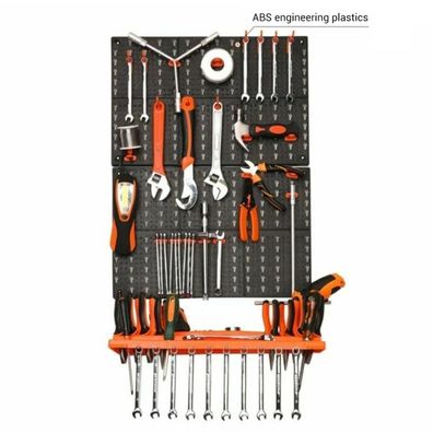 10Pc Wand Montage Hardware Werkzeug Halter Kunststoff Lagerung Hänge Brett Loch