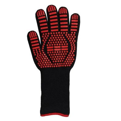 Einteilige Grill Handschuhe Hoch Temperatur Beständige Top Flappen Grad Feuerfes