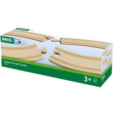 BRIO 63334200 1/1 Gebogene Gleise (E)