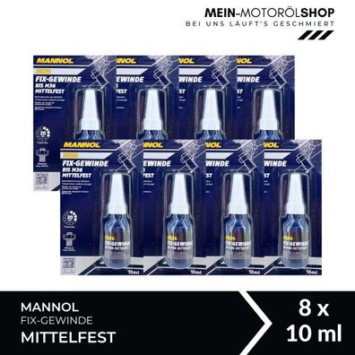 Mannol Fix-Gewinde bis M36 Mittelfest 8x10 ML