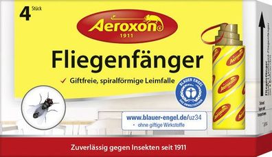 Aeroxon Fliegenfänger 4 Stück