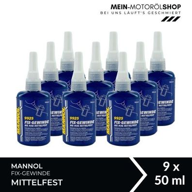 Mannol Fix-Gewinde bis M36 Mittelfest 9x50 ML