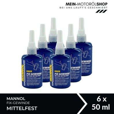 Mannol Fix-Gewinde bis M36 Mittelfest 6x50 ML