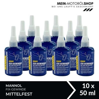 Mannol Fix-Gewinde bis M36 Mittelfest 10x50 ML