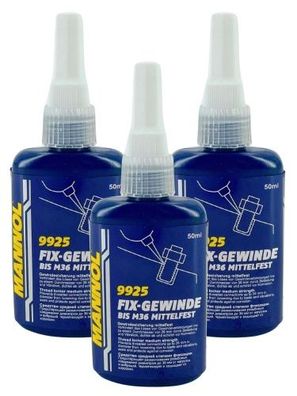 Mannol Fix-Gewinde bis M36 Mittelfest 3x50 ML