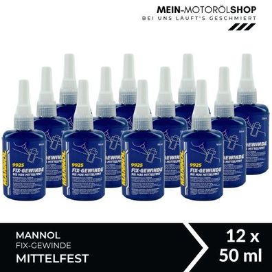 Mannol Fix-Gewinde bis M36 Mittelfest 12x50 ML