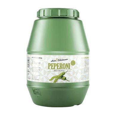 Edelmann Peperoni grün mild-würzig 4750 ml Plastikkanister