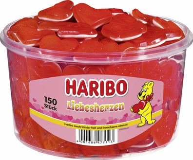 Haribo Liebesherzen 150 Stück 1,2KG