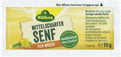 Kühne mittelscharfer Senf 150 x10g