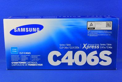Samsung CLT-C406S/ ELS Toner Cyan -A