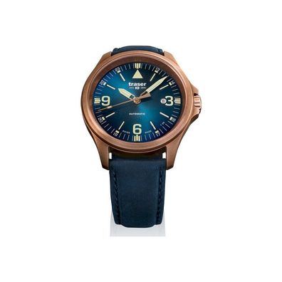 Traser H3 - 108074 - Armbanduhr - Herren - Automatik - P67 Officer Pro Bronze Blue