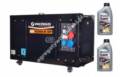 NEU!!! Stromaggregat Stromerzeuger Generator DUAL 10,6KVA SILENT BERGO!!!