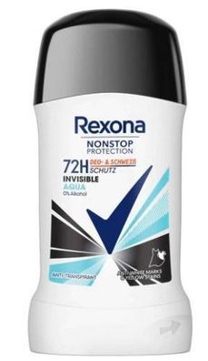 Rexona Invisible Aqua Deo Stick, 50 ml