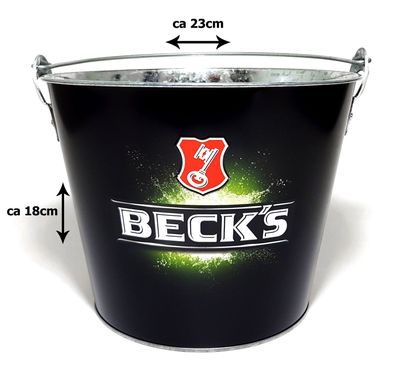 Becks Bier Flaschenkühler Eimer Eiskübel