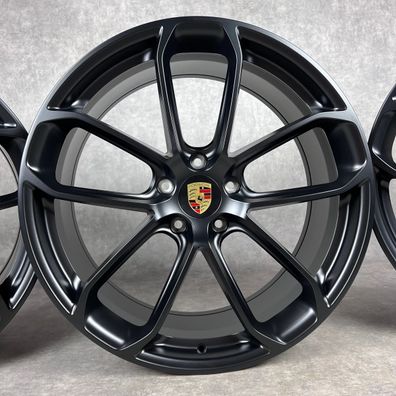 22" Original Porsche Cayenne COUPE E3 9Y TURBO S GT FELGEN Sommerräder GTS BLACK